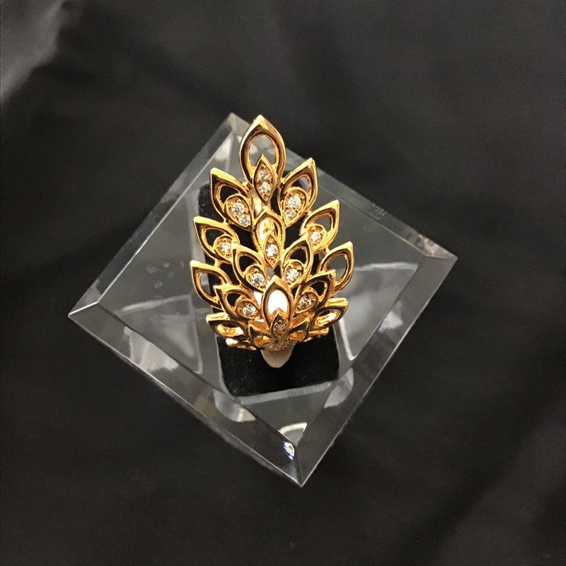 Gold Zircon/AD Ring 1517-5582 - Dazzles Jewellery