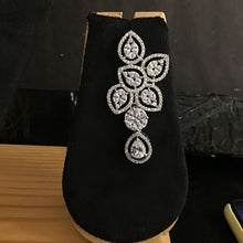 Silver Zircon/AD Necklace Set - Dazzles Jewellery