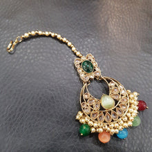 Antique Finish Multi Colour Choker Set - Dazzles Jewellery