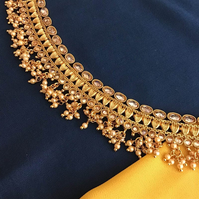 Gold Look Designer Payal 1879-5944 - Dazzles Jewellery
