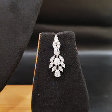 Silver Zircon/AD Necklace Set - Dazzles Jewellery