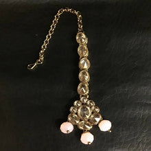 Pink Antique Necklace Set - Dazzles Jewellery