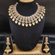 Polki Necklace Set 1012-21 - Dazzles Jewellery