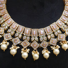 Polki Necklace Set 1012-21 - Dazzles Jewellery