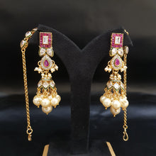 Polki Necklace Set 1012-21 - Dazzles Jewellery