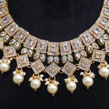 Polki Necklace Set 1012-21 - Dazzles Jewellery