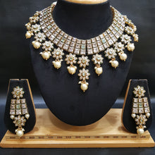 Polki Necklace Set 1013-21 - Dazzles Jewellery
