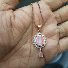 Zircon/AD Pendant Set - Dazzles Jewellery