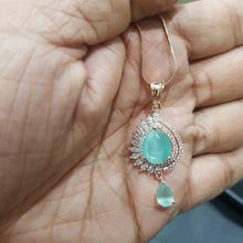 Zircon/AD Pendant Set - Dazzles Jewellery