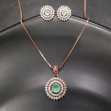 Zircon/AD Pendant Set - Dazzles Jewellery