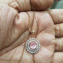 Zircon/AD Pendant Set - Dazzles Jewellery