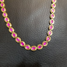 Ruby Color Single Line Kundan Payal - Dazzles Jewellery