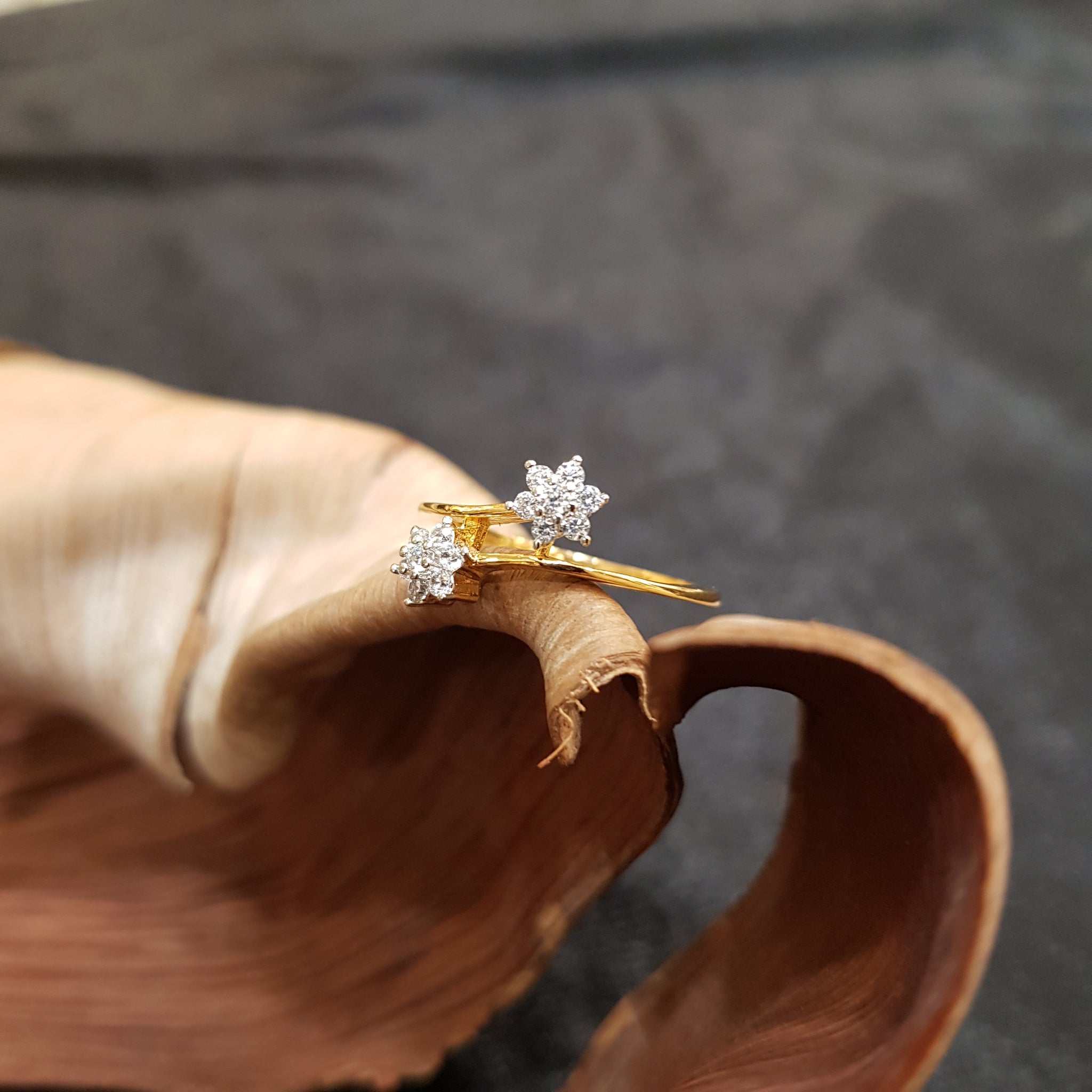 Zircon/AD Ring 1456-02 - Dazzles Jewellery
