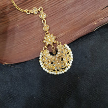 Polki Maang Tikka 1577-28 - Dazzles Jewellery