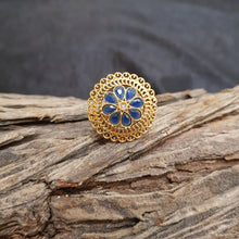 Adjustable Polki Ring 1608-28 - Dazzles Jewellery