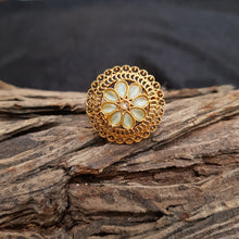 Adjustable Polki Ring 1608-28 - Dazzles Jewellery