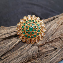 Adjustable Polki Ring 1610-28 - Dazzles Jewellery