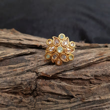 Adjustable Polki Ring 1606-28 - Dazzles Jewellery