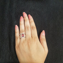 Silver Ring 1639-20 - Dazzles Jewellery