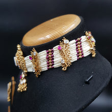 Choker Antique Necklace Set 3571-28 - Dazzles Jewellery