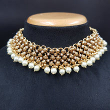 Choker Antique Necklace Set 3618-28 - Dazzles Jewellery