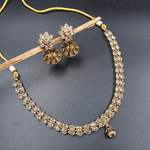 Round Neck Antique Necklace Set 3666-28 - Dazzles Jewellery