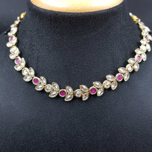 Round Neck Antique Necklace Set 3667-28 - Dazzles Jewellery