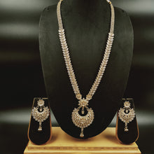 Long Neck Antique Necklace Set 3668-28 - Dazzles Jewellery