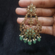 Chandbali Antique Earring 3941-28 - Dazzles Jewellery