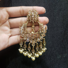 Chandbali Antique Earring 3944-28 - Dazzles Jewellery