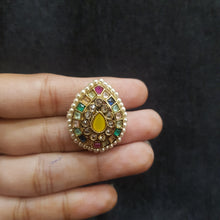 Tops/Studs Antique Earring 3951-28 - Dazzles Jewellery
