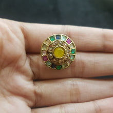 Tops/Studs Antique Earring 3954-28 - Dazzles Jewellery