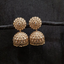 Jhumki Antique Earring 3961-28 - Dazzles Jewellery