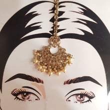 Chandbali Antique Earring 3940-28 - Dazzles Jewellery