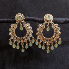 Chandbali Antique Earring 3936-28 - Dazzles Jewellery