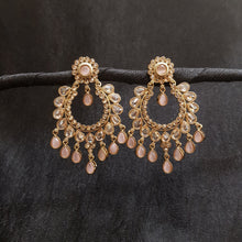 Chandbali Antique Earring 3936-28 - Dazzles Jewellery