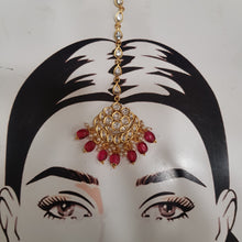 Kundan Maang Tikka 3831-28 - Dazzles Jewellery