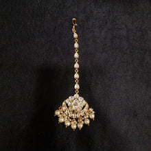 Kundan Maang Tikka 3831-28 - Dazzles Jewellery