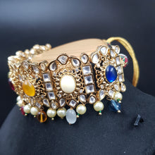 Choker Kundan Necklace Set 5235-34 - Dazzles Jewellery