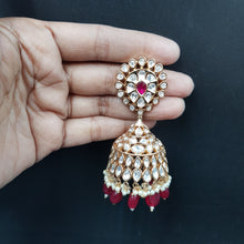 Jhumki Kundan Earring 5245-34 - Dazzles Jewellery