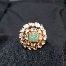 Adjustable Kundan Ring 5270-34 - Dazzles Jewellery