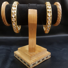 Pack of 2 White Bangles/Kada 6423 - Dazzles Jewellery