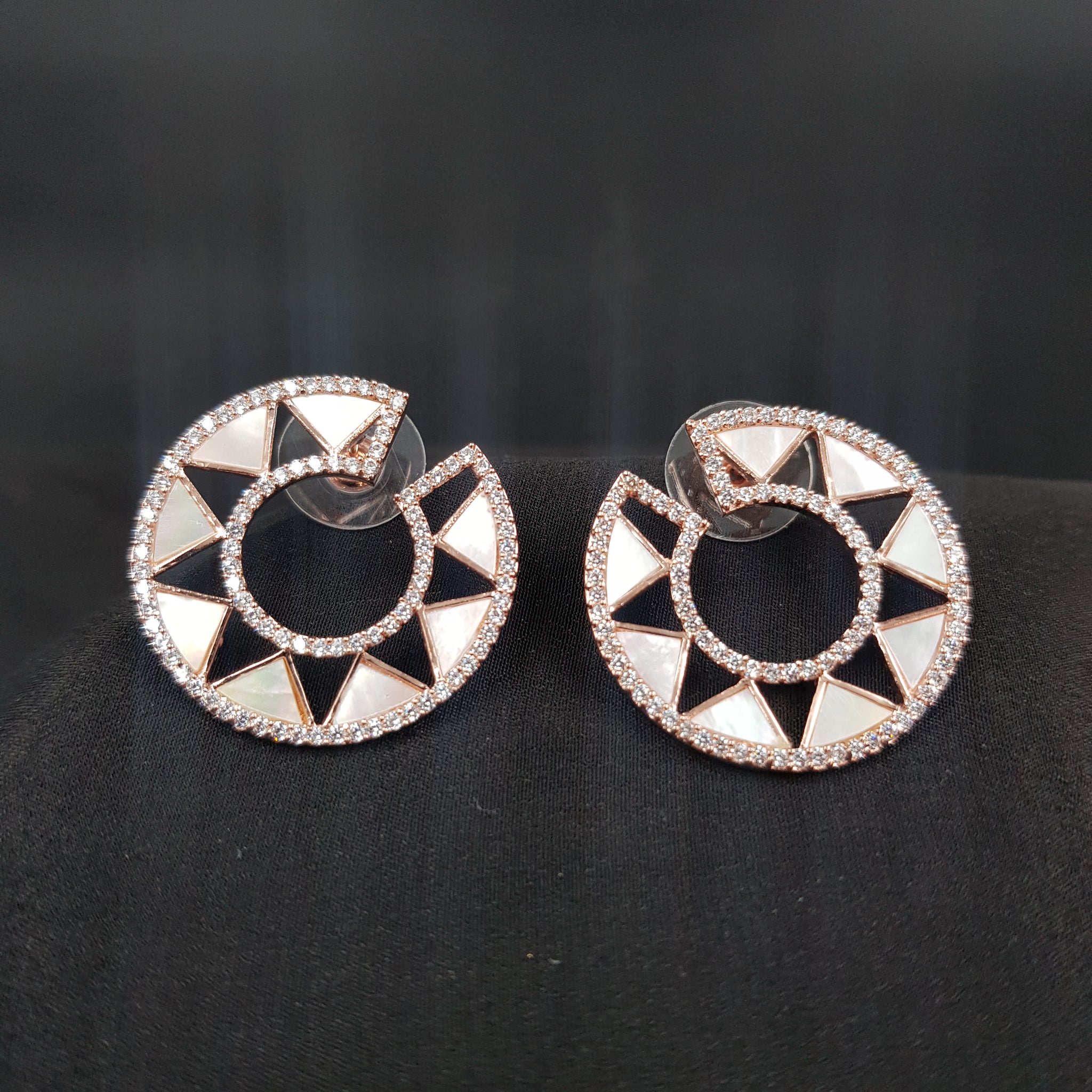 Tops/Studs Zircon/AD Earring 5229-34 - Dazzles Jewellery