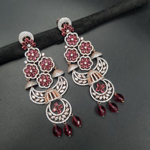 Ruby Zircon/AD Earring - Dazzles Jewellery