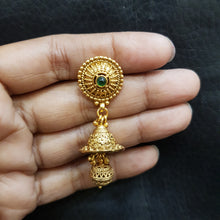 Green Gold Look Necklace Set - Dazzles Jewellery