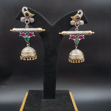 Stylish Oxidized Jhumki 1075-5140 - Dazzles Jewellery