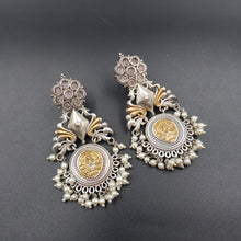 Danglers Oxidized Earring 4683-59 - Dazzles Jewellery