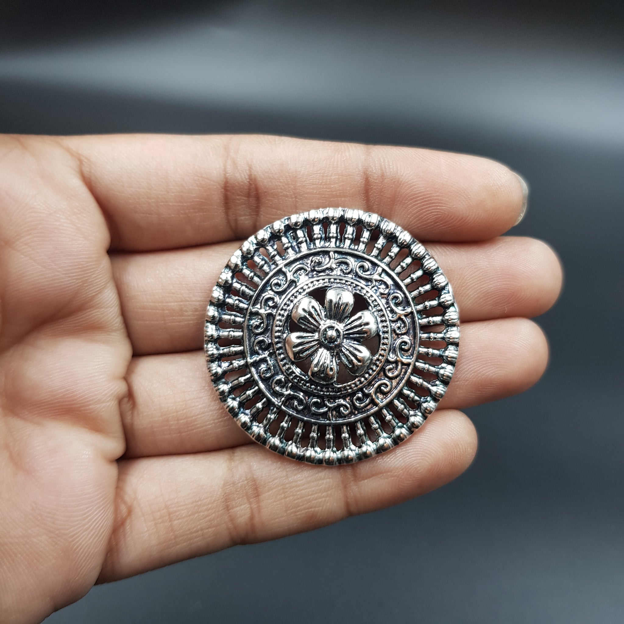 Black Oxidized Earring - Dazzles Jewellery