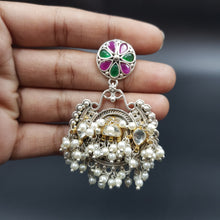 Danglers Oxidized Earring 4702-59 - Dazzles Jewellery