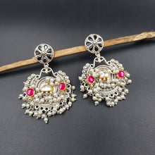 Danglers Oxidized Earring 4702-59 - Dazzles Jewellery